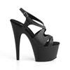 Pleaser - ADORE730 Sandale à bride à la cheville, Pole dance chaussures - Chaussures de pole dance - Noir Product image